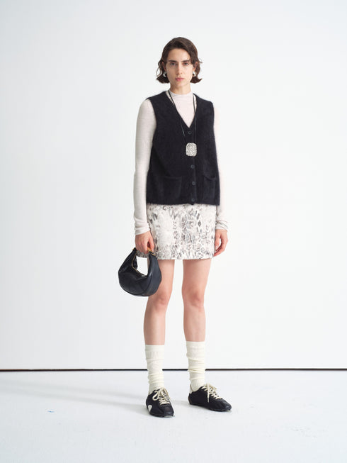 Brushed Knit Vest